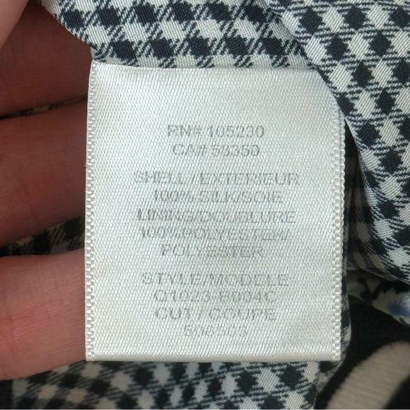 EQUIPMENT FEMME 100% Silk Floral Lined Bomber Jacket Full Zip Casual Comfort XS - Picture 11 of 11